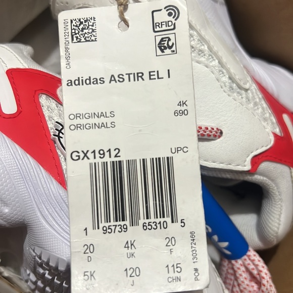 Adidas x Hello Kitty Astir Kids Shoes - size 5k BNWT - Picture 8 of 8